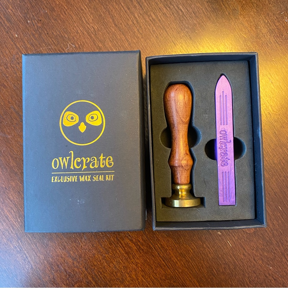 Exclusive OwlCrate Products - Wax Seal, Stickers, Magnets, Candle, Mug, & Prints